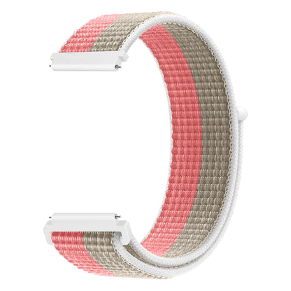 Bracelet à boucle en Nylon pour Amazfit Bip 6/5/GTS 4/3/2/2e/Mini/GTR 42mm/47mm/GTR 4/3 Pro Sport, 20mm/22mm, 2 bandes