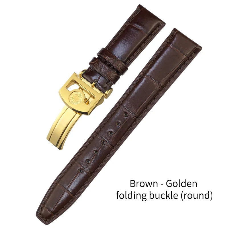 Bracelet de montre en cuir de Crocodile américain, 20mm 21mm 22mm, pour IWC PORTUGIESER PORTOFINO Pilot, outils gratuits