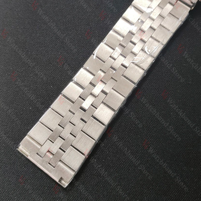 Bracelet en acier inoxydable massif pour hommes, 18mm 19mm 20mm 21mm 22mm 24mm, pour Seiko SKX pour Bracelet jubilé, extrémité incurvée, accessoires de montre