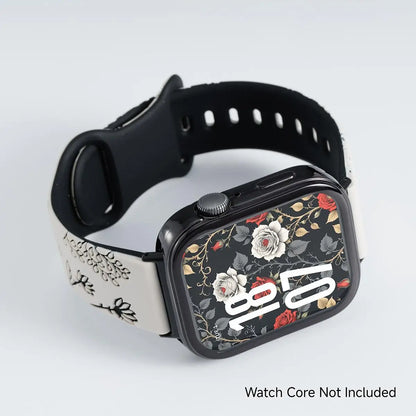 Bracelet + case for Huawei Watch Fit 4 / 4 Pro, TPU protective case, floral sport strap for Huawei Fit 4 4pro 3