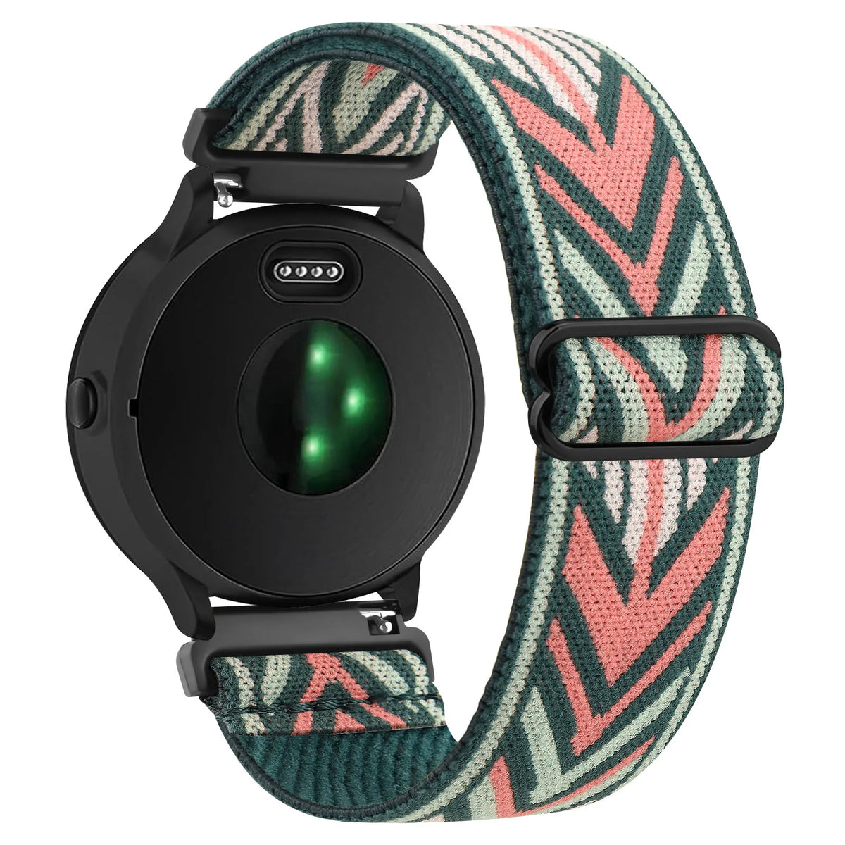 Bracelet en Nylon élastique de 18mm pour Garmin Venu 3S 2s/Vivoactive 4s/Vivomove 3S/Forerunner 265s 255s, Bracelet de Sport