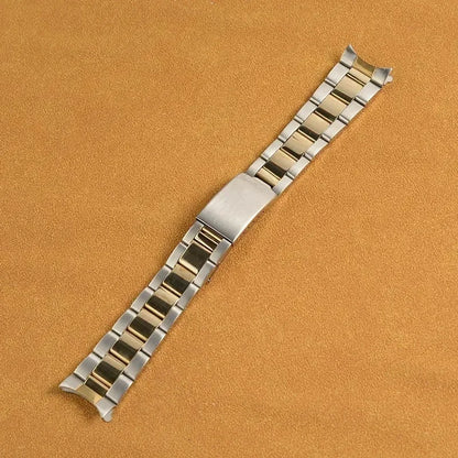 Vintage Oyster watch bracelet suitable for Rolex watches, 316L brushed stainless steel watch bracelets, 18mm, 19mm, 20mm