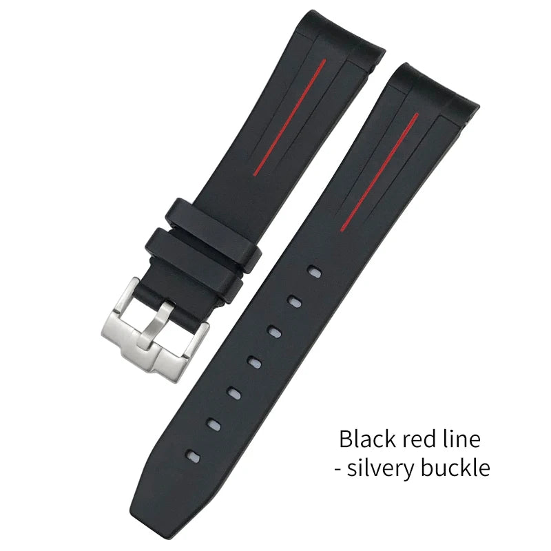 Bracelet de montre pour Rolex Submariner en caoutchouc - Premium