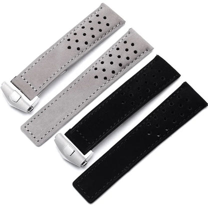 Bracelet en cuir véritable pour Tag Heuer Carrera Monaco Series, en cuir de vache givré, 20 22mm, bracelet universel, accessoires de montre