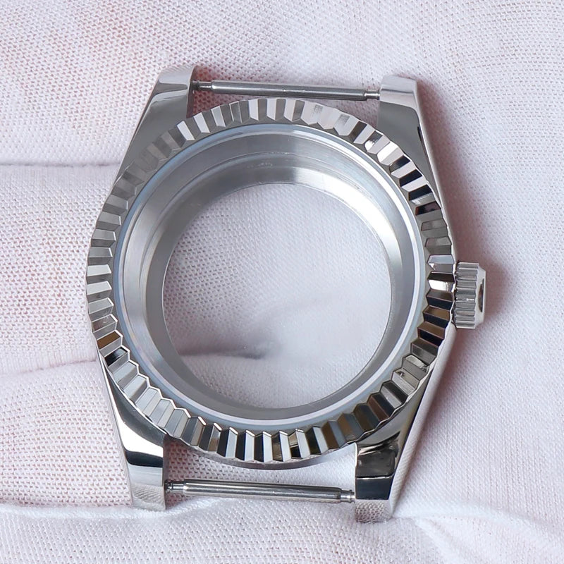 NH35 Watch Accessories, 36mm/39mm Stainless Steel Watch Case for Seiko NH35 NH38 NH36, 28.5mm Movement, Datejust Oyster Dial, Parts