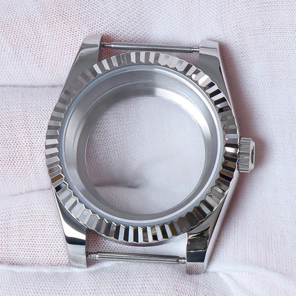 NH35 Watch Accessories, 36mm/39mm Stainless Steel Watch Case for Seiko NH35 NH38 NH36, 28.5mm Movement, Datejust Oyster Dial, Parts