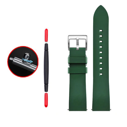 Cinturini per orologi in gomma verde premium – Sport – Disponibili varie texture – 1 pezzo