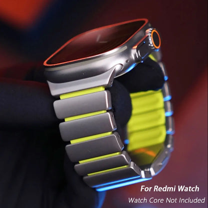 Bracelet magnétique lumineux de luxe pour Redmi Watch 6 5 Active 3 Lite, bracelet pour Redmi Watch 5 4 3 Active 3 Lite