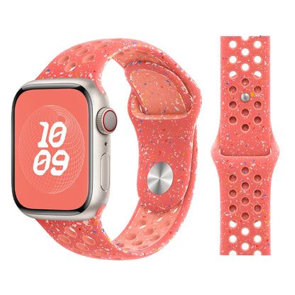 Bracelet en Silicone pour bracelets de montre Apple 46mm 44mm 45mm 40mm 41mm 42mm, Bracelet de Sport Correa iWatch série 11 10 9 SE 8 7 6 5