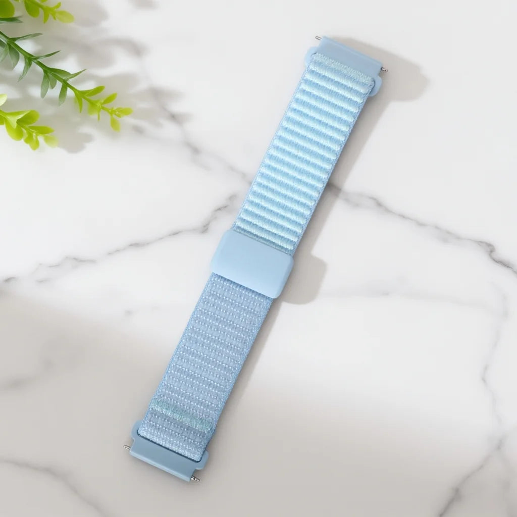 Cinturino in nylon con fibbia da 22 mm e 20 mm per Huawei Watch GT5 4 3 2 46 mm/4Pro 3Pro, cinturino per Samsung Watch7/6/5/4/Classic, cinturino regolabile