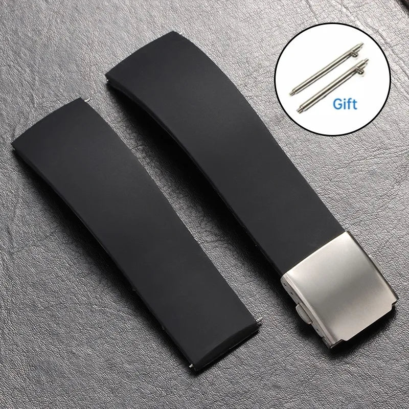 Cinturino in silicone morbido per Huawei GT3/4/5 da 18 mm, 20 mm, 22 mm, 24 mm, per uomo e donna, cinturino a sgancio rapido, cinturino universale in gomma