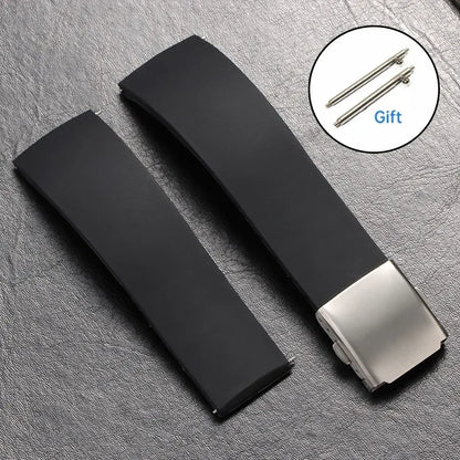 Cinturino in silicone morbido per Huawei GT3/4/5 da 18 mm, 20 mm, 22 mm, 24 mm, per uomo e donna, cinturino a sgancio rapido, cinturino universale in gomma