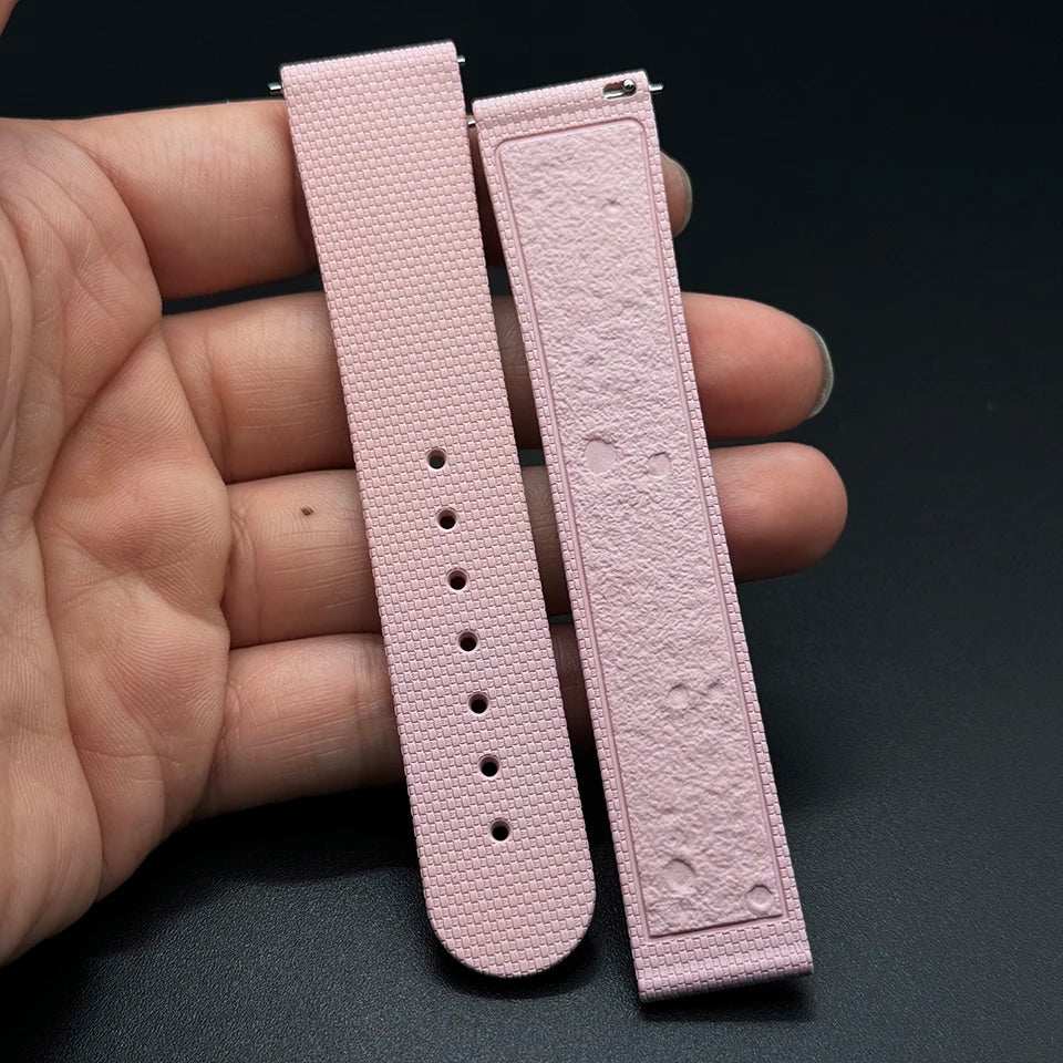 Bracelet montre 20mm caoutchouc Premium – Rapide à Boucle déployante – Toutes Marques