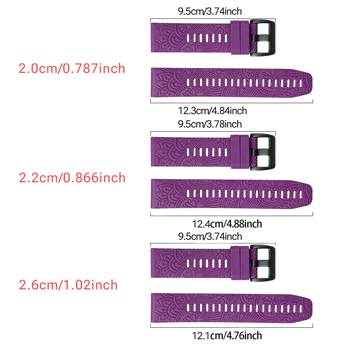 Bracelet en Silicone gravé, 20mm, 22mm, 26mm, pour Garmin Fenix 7X 7 Pro Solar/6X 6 Sapphire 5 5X Plus 3 3HR/Epix, bracelet de montre QuickFit