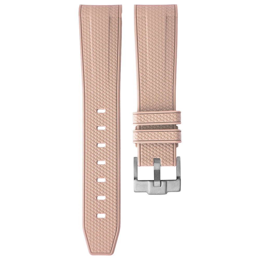 20mm Rubber Watch Strap for Tissot IWC Seiko 5 Hamilton Certina Oris Khaki Blue Brown Curved End 19mm Silicone Dive Watch Band