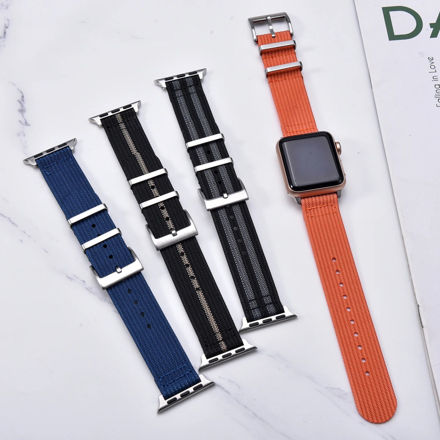 Cinturini in nylon colorati per Apple Watch Ultra 3 2, 49mm 45mm 44mm 42mm 40mm 41mm, cinturino in nylon per iWatch 9 8 7 6 SE, per uomo e donna