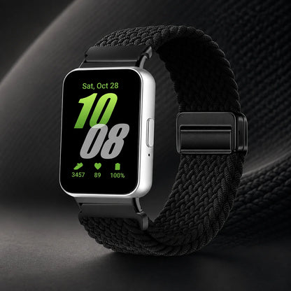 Cinturino intrecciato Solo Loop per Samsung Galaxy Fit 3, accessori, cinturino di ricambio sportivo regolabile in nylon per bracciale Galaxy Fit3