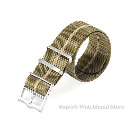 Bracelet en Nylon de qualité supérieure pour Bracelet de montre militaire en toile Tudor, 20mm 22mm, en tissu Seiko, pour Bracelet Rolex, boucle en Bronze
