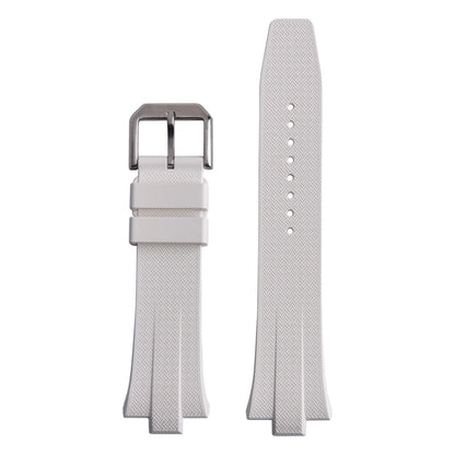 Bracelet de montre FKM à extrémité convexe 9mm pour Citizen NJ0150 NJ0151 ME, série de couleurs, bracelets de montre en caoutchouc fluoré à dégagement rapide