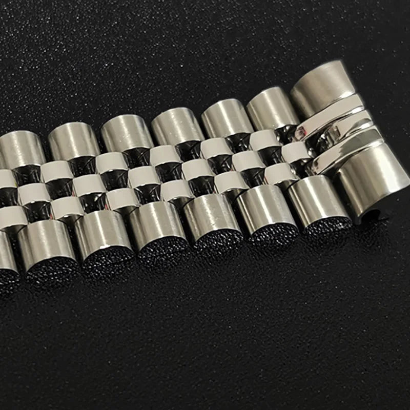 セイコー ダイバーズウォッチ「タートル」シリーズ（SRP773/4/6/7/8）用時計パーツ、5連ジュビリーステンレススチール製交換用ブレスレット