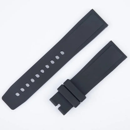 Bracelet de montre universel en caoutchouc noir souple, 22mm, pour Breitling, série Superocean Avenger Heritage, ceinture étanche