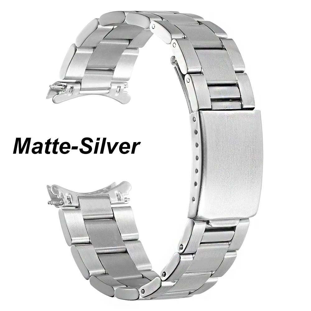 Bracelet de montre à extrémité incurvée de luxe, 18mm 19mm 20mm 21mm pour Rolex Oyster Perpetual King 13mm 17mm, accessoires de Bracelet en acier inoxydable
