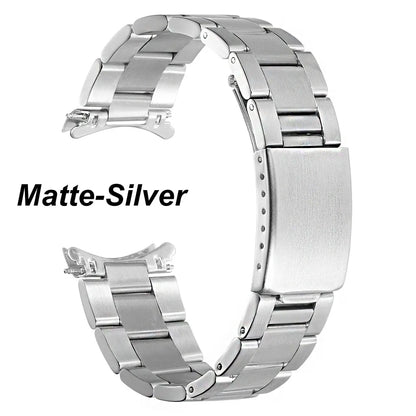 Bracelet de montre à extrémité incurvée de luxe, 18mm 19mm 20mm 21mm pour Rolex Oyster Perpetual King 13mm 17mm, accessoires de Bracelet en acier inoxydable