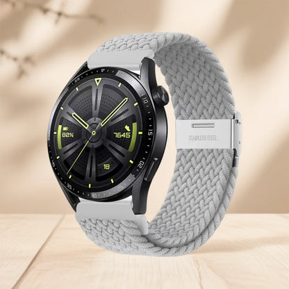 Boucle tressée universelle 18/20/22mm pour Samsung Watch 7 6 5 4 3/Amazfit GTS4 3 2/Huawei Watch GT6 5 4 3 2/Garmin Vivoactive 5
