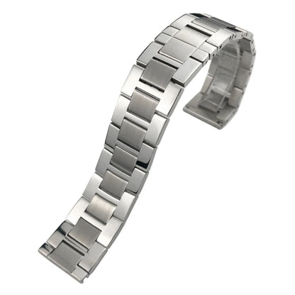 Bracelet de montre en acier inoxydable solide adapté pour Cartier, précieux bracelet de montre pour homme, 17.5mm, 19mm, 20mm, 21mm, 23.5mm, haute qualité