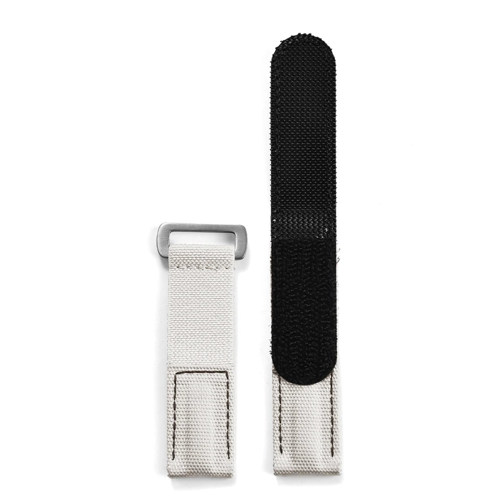 Cinturino in nylon e pelle resistente con chiusura a strappo 20 mm, per orologi sportivi da uomo e donna, accessori per Omega, Rolex, Tissot