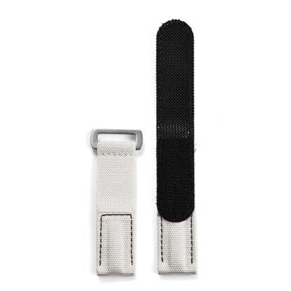 Cinturino in nylon e pelle resistente con chiusura a strappo 20 mm, per orologi sportivi da uomo e donna, accessori per Omega, Rolex, Tissot
