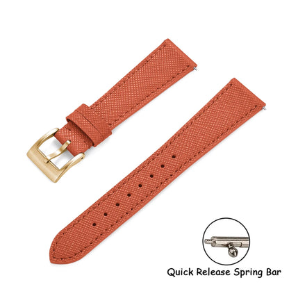Cinturini per orologi in pelle di vitello di qualità cinturini per orologi in pelle Saffiano 18/19/20/21/22/23/24mm cinturini accessori per orologi