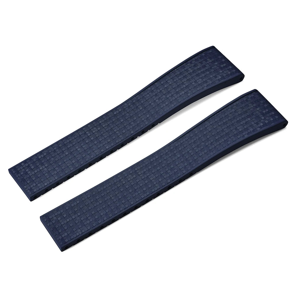 STAPELP 20mm a 22mm tutte le misure mosaico CTS FKM cinturini in caucciù per orologi Rolex Cartier IWC Omega Tuber cinturino con sgancio rapido