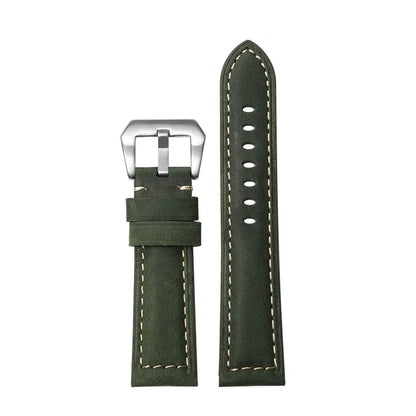 Bracelet de montre en cuir véritable pour Panerai, Compatible avec la série Radiomir Luminor 22/24/24MM