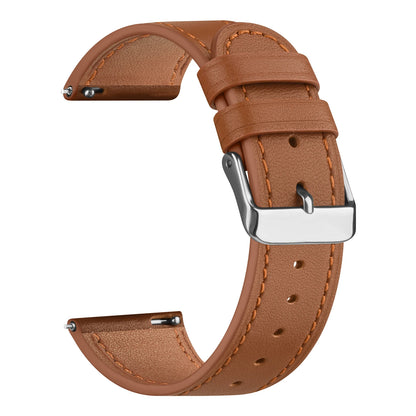 Bracelet en cuir 20mm pour Samsung Galaxy Watch FE 7 6 5 4 40mm 44mm/Watch 4 6 Classic 43 47mm/Active 2/5Pro 45mm/Watch 3 41mm