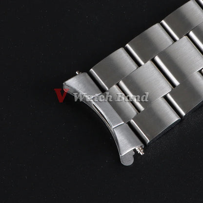 Gebogener Endadapter 12/14/16/18/19/20/22/24 mm für Edelstahl-Uhrenarmbandanschluss Rolex für Seiko-Uhrenarmbandzubehör