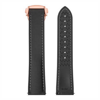Ремешок для часов 20 мм из каучука FKM с быстросъемным механизмом для Omega Swatch, универсальный 20, 21, 22 мм, гибкий, дышащий, износостойкий, сменный ремешок