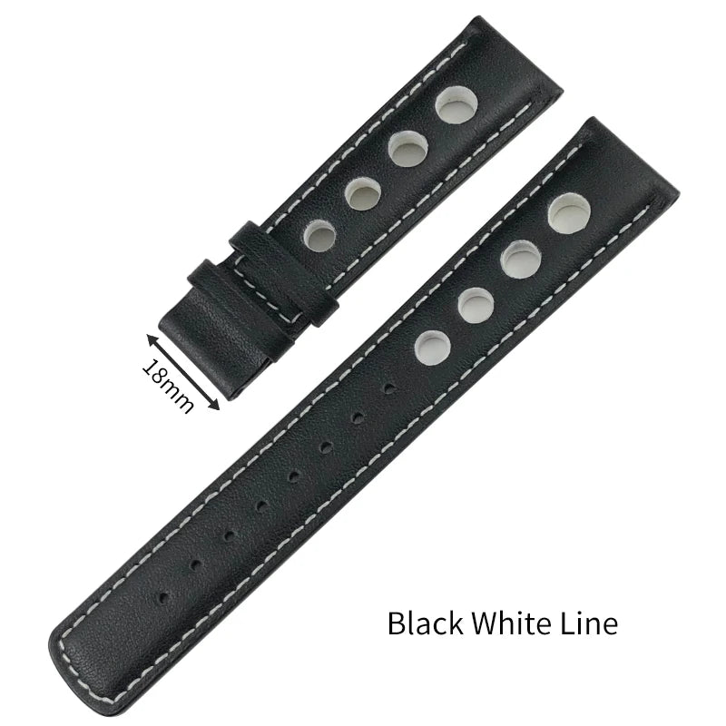 Bracelet de montre en cuir véritable pour hommes, 20mm, boucle papillon, pour Tissot T91 Racing Sports 1853 PRS516 T044