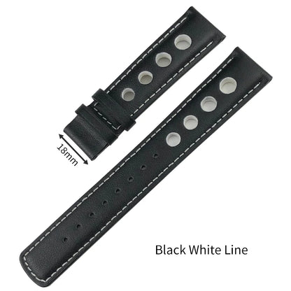 Bracelet de montre en cuir véritable pour hommes, 20mm, boucle papillon, pour Tissot T91 Racing Sports 1853 PRS516 T044