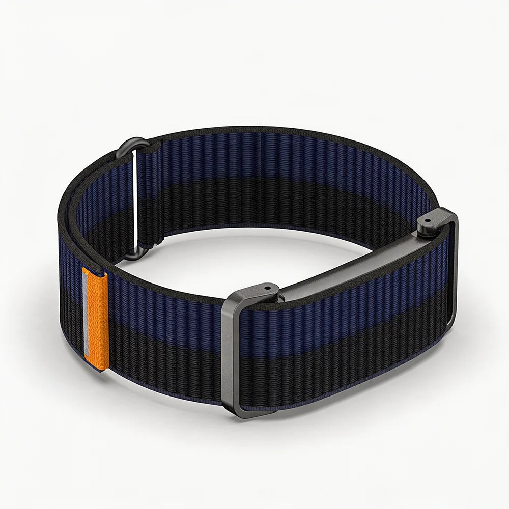 Étui de protection en métal, sangle en Nylon pour Google Fitbit Air, bracelet de remplacement ultra-mince, léger comme une plume, respirant, à dégagement rapide