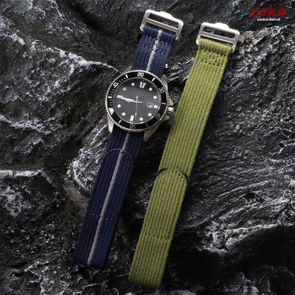 Bracelet en Nylon 20mm 22mm pour Seiko pour Tudor, attache à crochet et boucle, Bracelet de montre militaire étanche pour hommes pour Omega