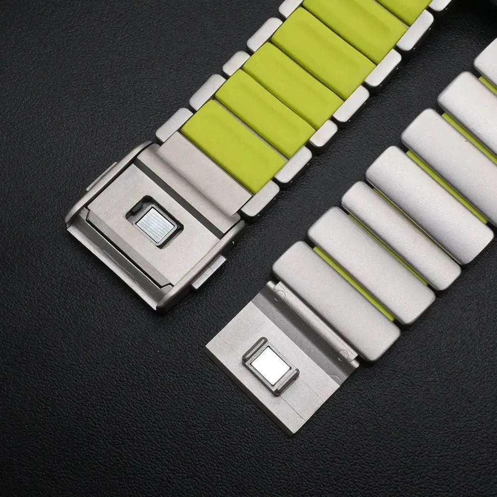 Metal Bracelet for Redmi Watch 6/5/4 3/5Acitve Lite, Alloy Magnetic Buckle Strap