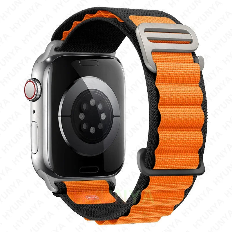 Cinturino per Apple Watch, bracciale alpino per cinturino Apple Watch Ultra 2 3, cinturino 45mm 49mm 42mm 46mm 44mm 41mm 40mm, cinturino Iwatch serie 11 9 8 7 SE 10