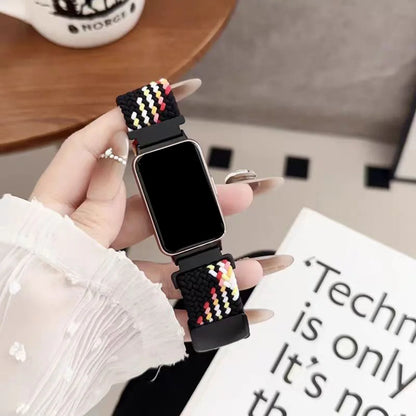 Braided Nylon Strap for Samsung Galaxy Fit 3, Breathable Bracelet for Galaxy Fit3, Resilient Buckle