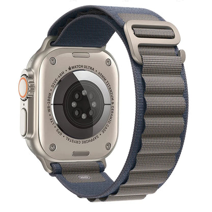 Bracelet à boucle alpine pour Apple watch Ultra 3 2 bandes 49mm 45mm 44mm 40mm 41mm 46mm 42mm Bracelet iWatch série 11 10 SE 9 8 7 6 5 4