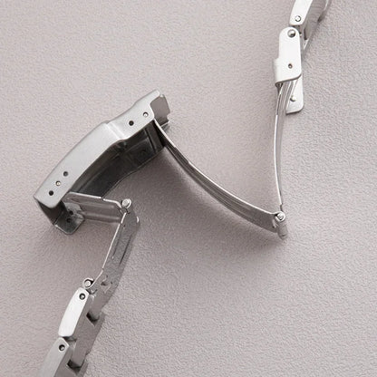 Bracciale in acciaio inossidabile massiccio 316L per orologio T120, 22mm, adatto per bracciale Tissot T120417, cinturino in metallo argentato da uomo