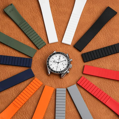 OZE - Bracelet de montre en Caoutchouc (Silicone) - Rapide / Universel - à découper