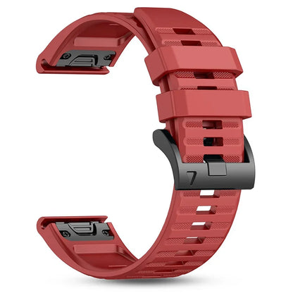 Bracciale in silicone QuickFit 22 26 mm per Garmin Fenix 5 5X Plus 6X 7 7X Pro Quatix 8 Fenix 8 Pro 51 mm 47 mm Epix, cinturino sportivo da esterno