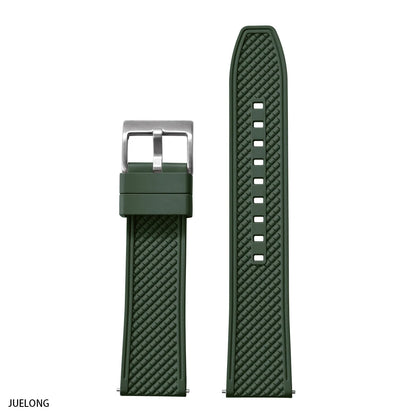 Nouveau Design HAISCH FKM bracelet de montre en caoutchouc 18mm 20mm 22mm 24mm forme de balle bracelets de montre à dégagement rapide bracelets de plongée étanches