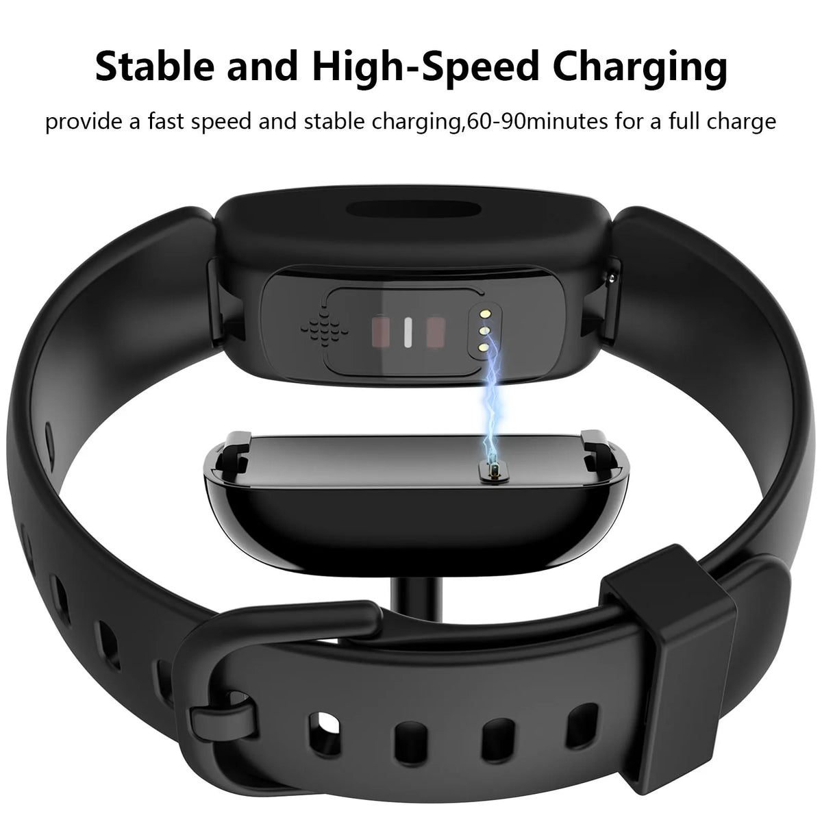 Chargeur USB 100cm pour Fitbit Inspire/Inspire 2/Inspire 3, câble de chargement avec clip, station d'accueil pour Fitbit Inspire HR/ACE 2/ACE 3